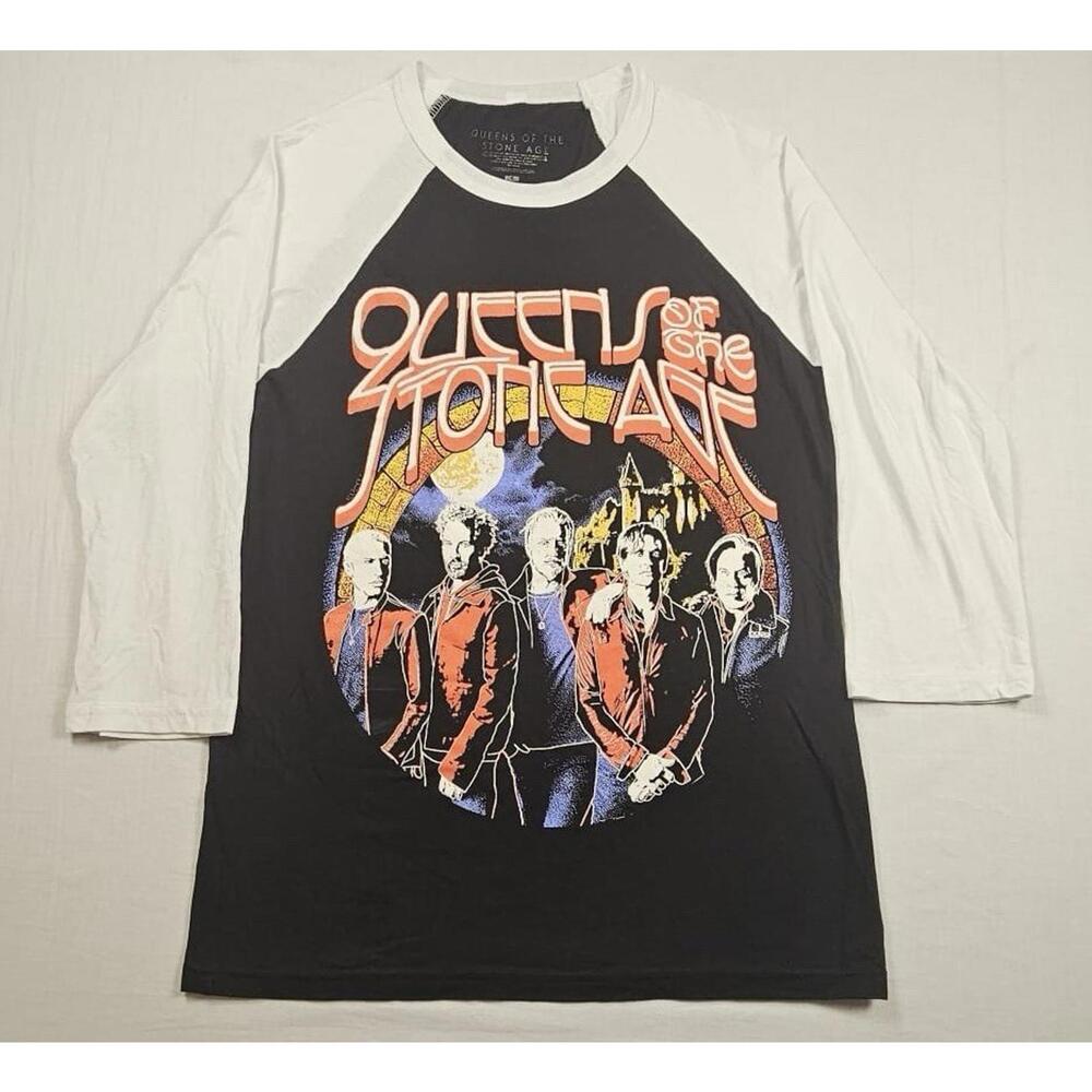 Queens Of The‎ Stone Age 2024 North American Raglan Tour Shirt Size Small